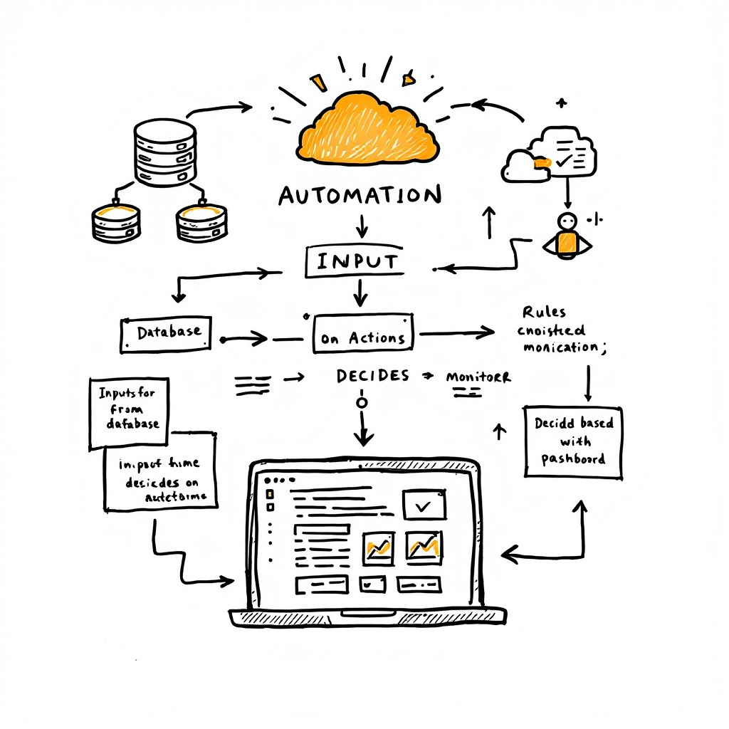 Automated pipeline processing data from a database and cloud, visualizations on a data dashboard